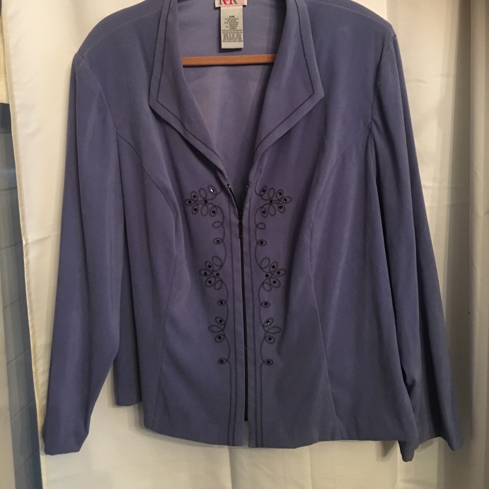 Velour Blazer